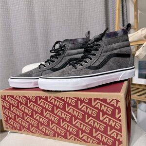 BRAND NEW! Gray Vans high tops